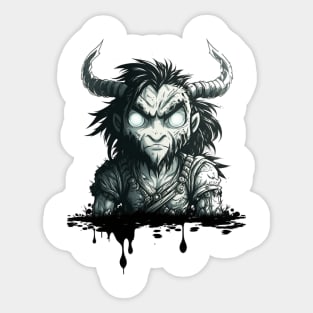 Mystical fantasy monster. Sticker